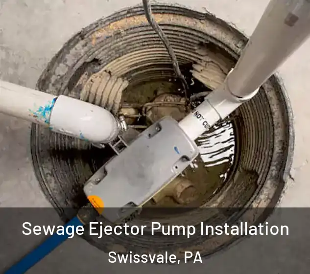  Sewage Ejector Pump Installation Swissvale, PA